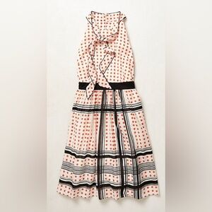 Maeve Vintage Inspired Polka Dot Midi Dress Size 0